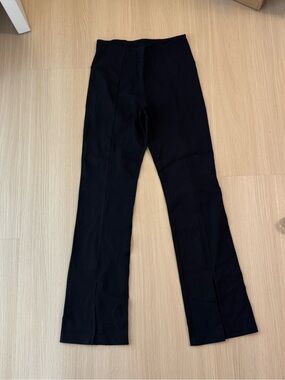 Zella flared leggings with a slit